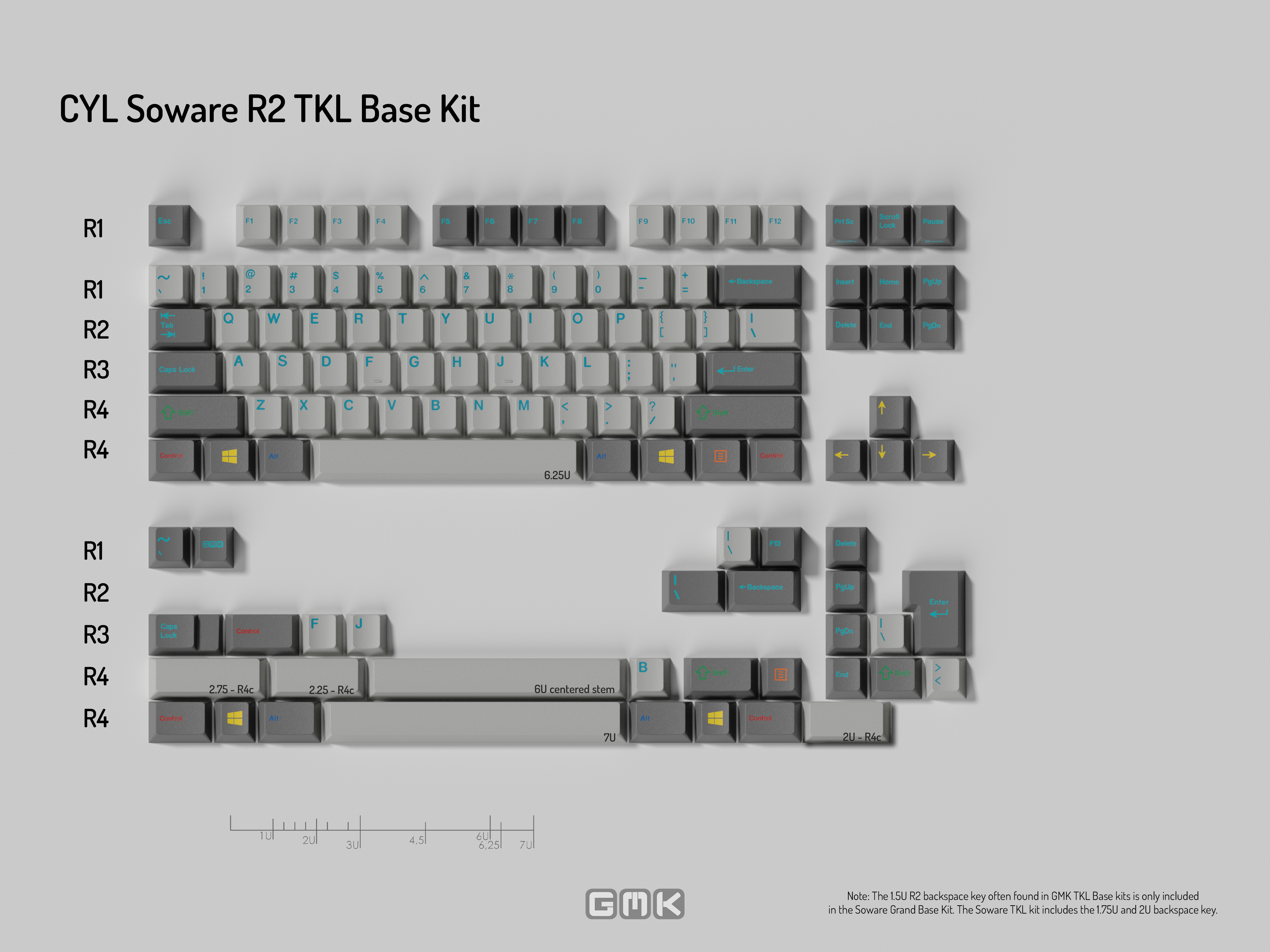 GMK CYL Soware R2 Keycaps