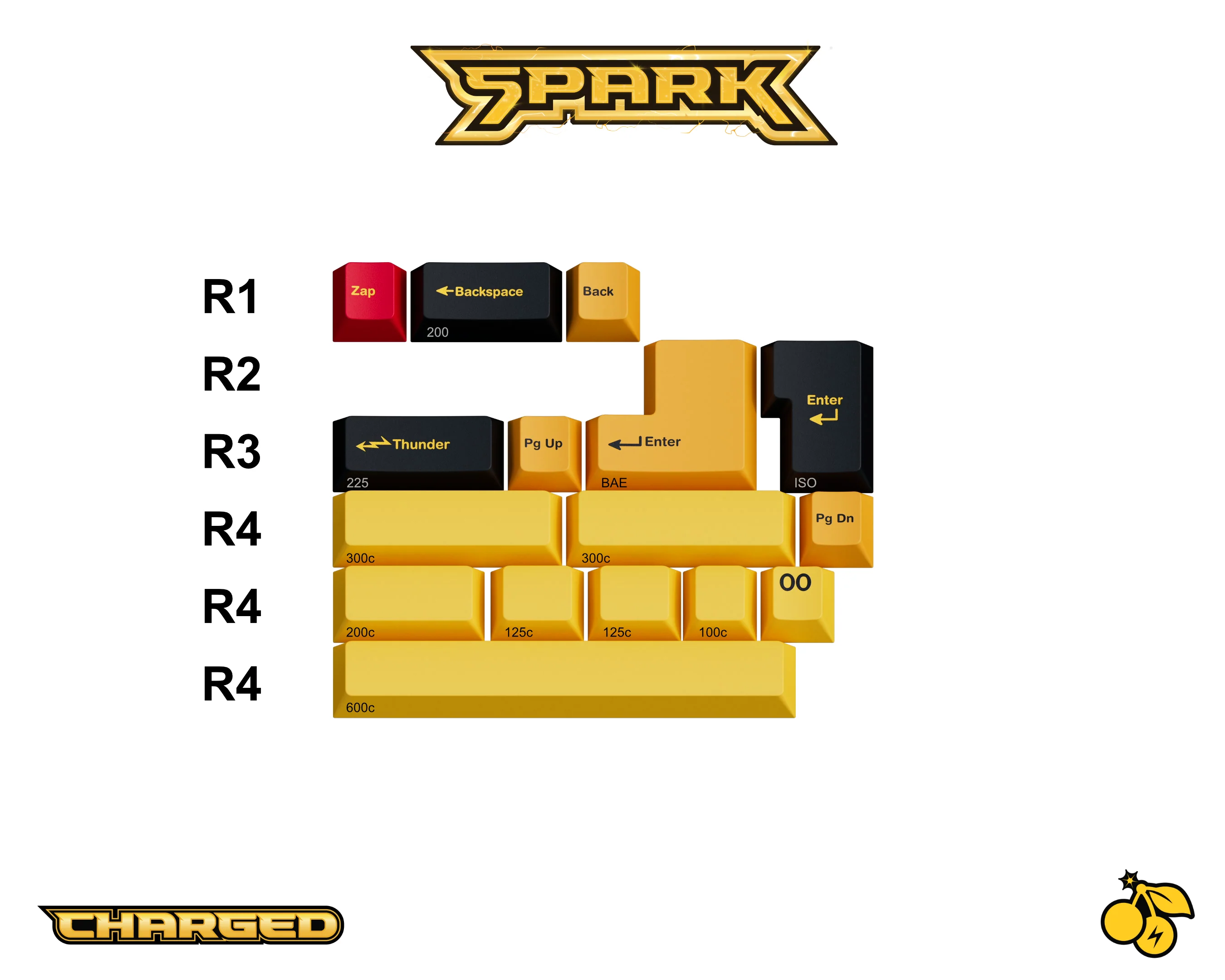 GMK CYL Spark Keycaps