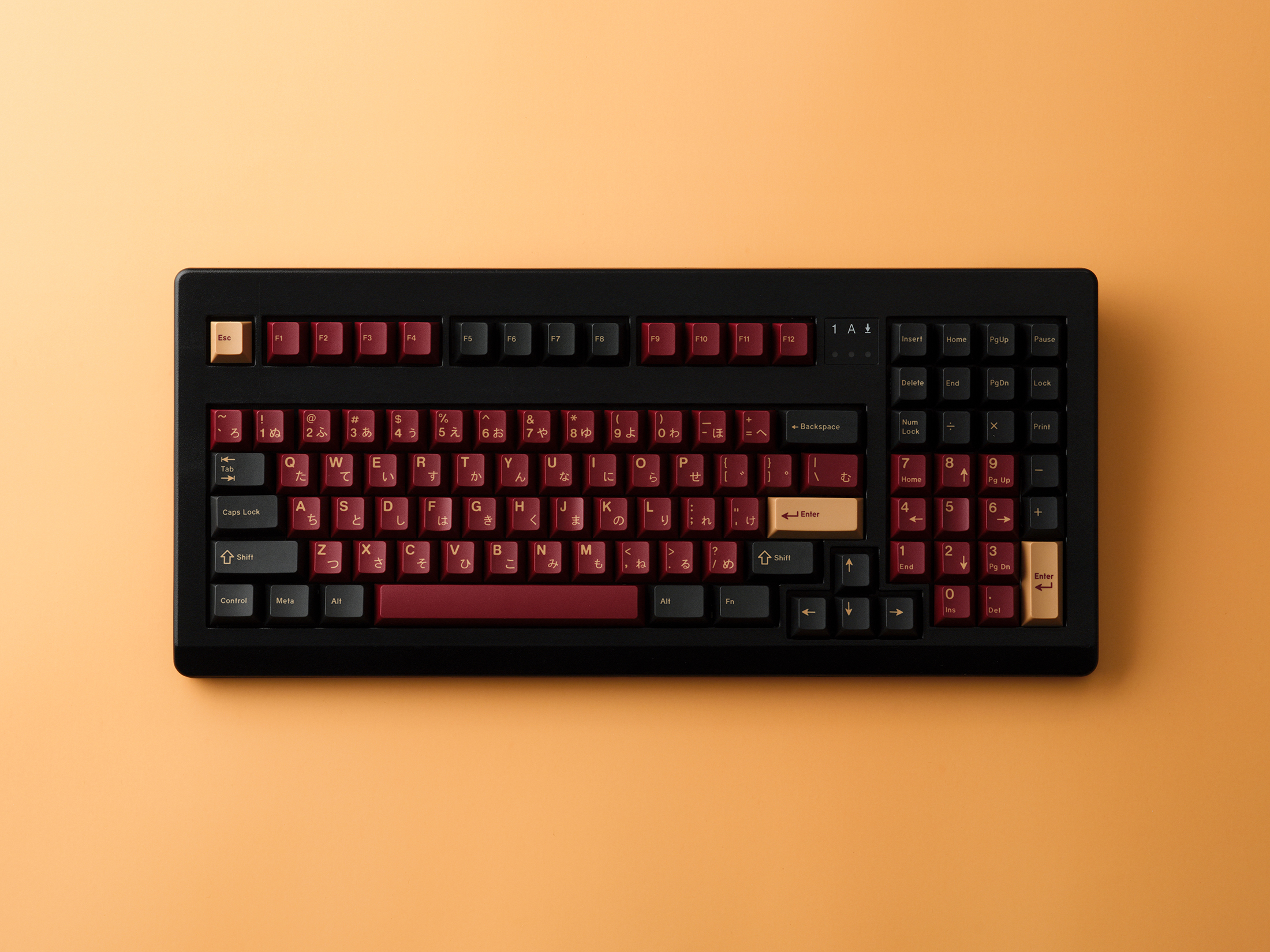 GMK CYL Red Samurai Keycaps