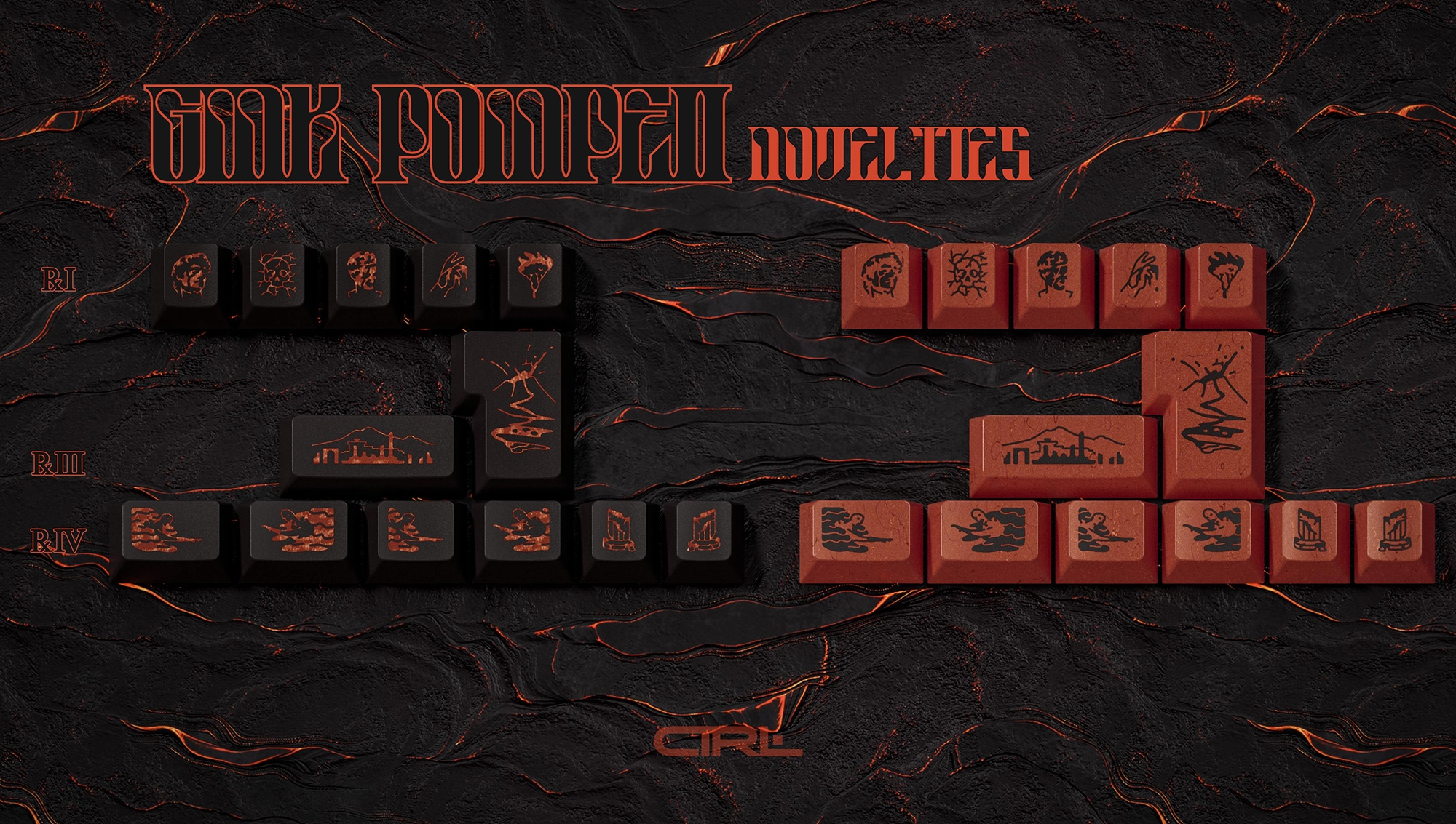 GMK CYL Pompeii Keycaps