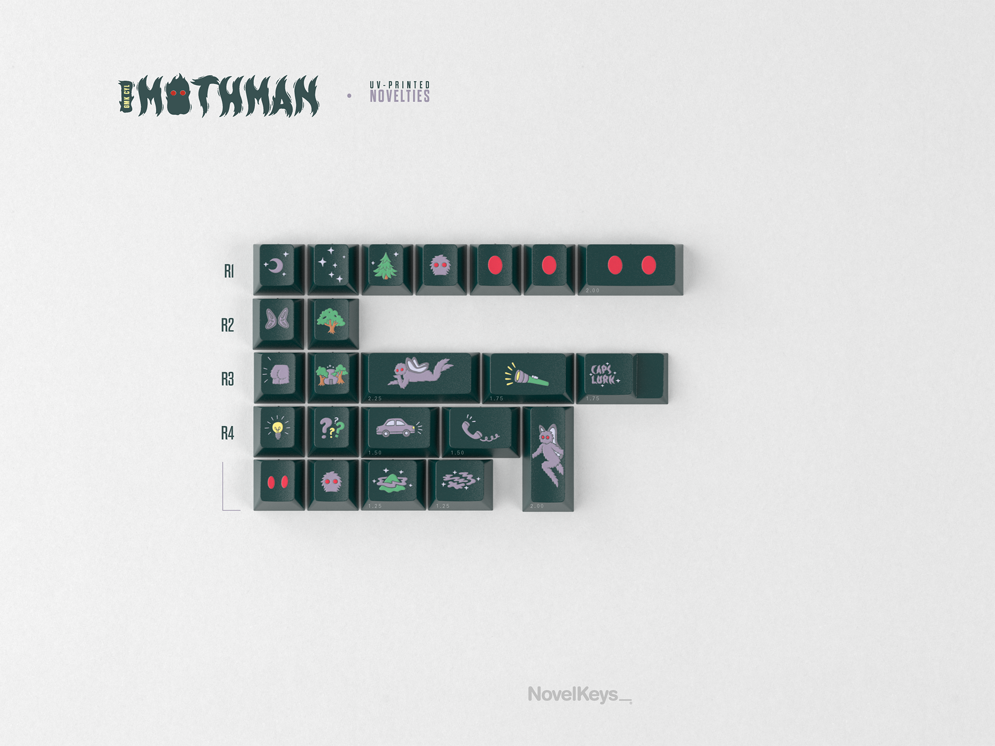 GMK CYL Mothman Keycaps