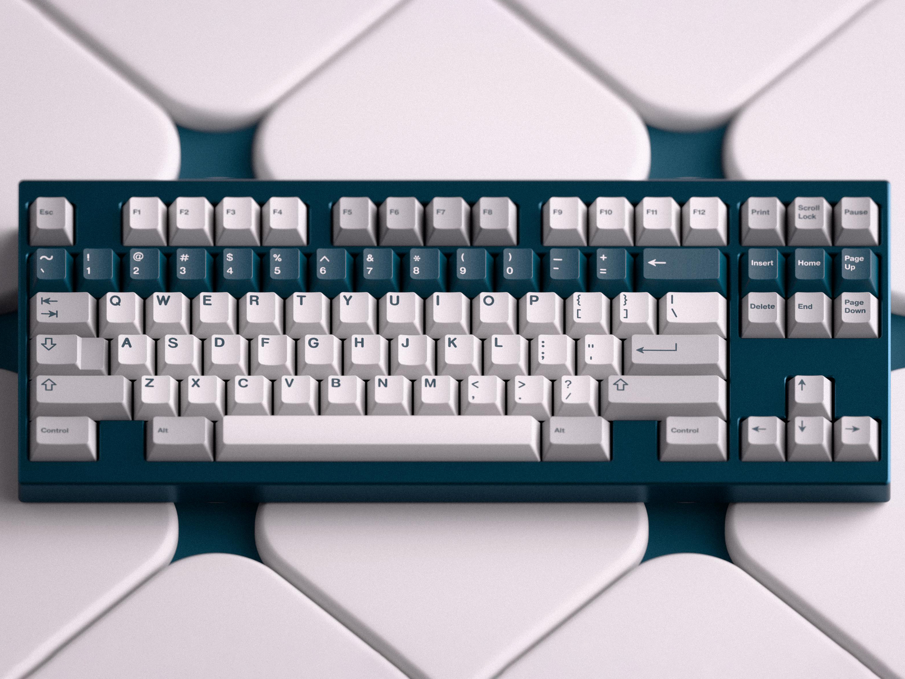 GMK CYL Prussian Alert Keycaps