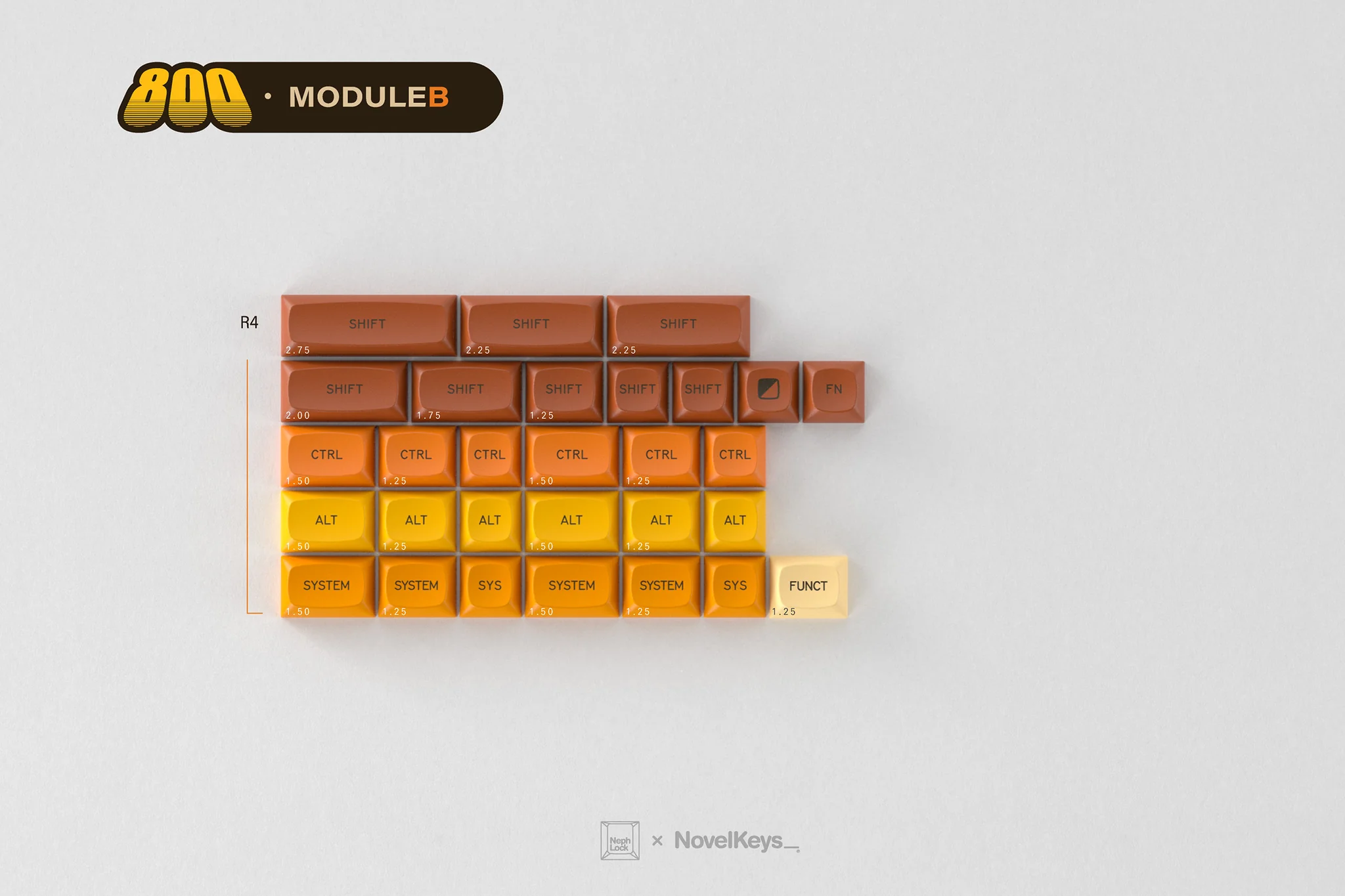 GMK MTNU 800 OS2.0 R2 Keycaps