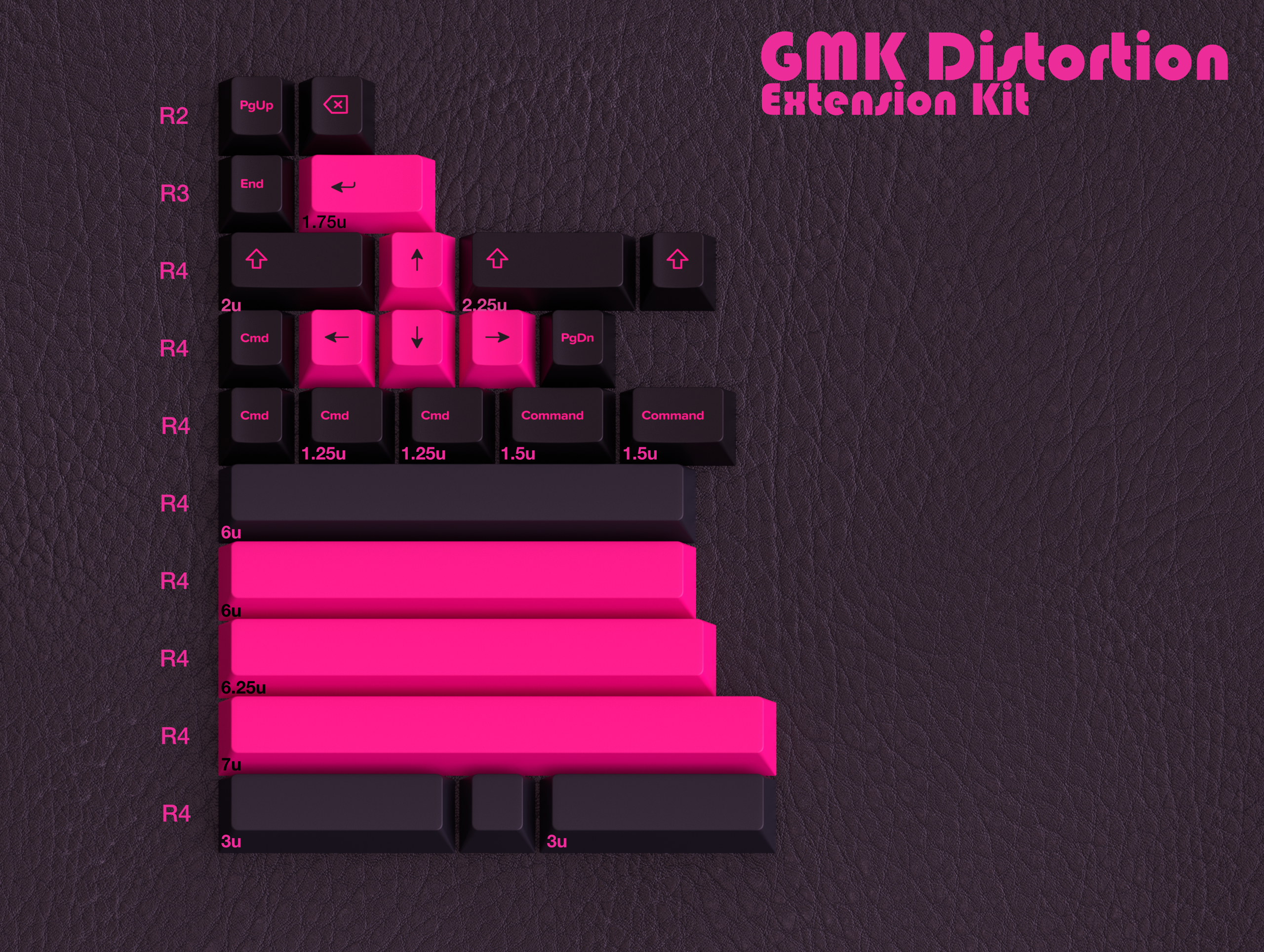 GMK CYL Distortion Keycaps
