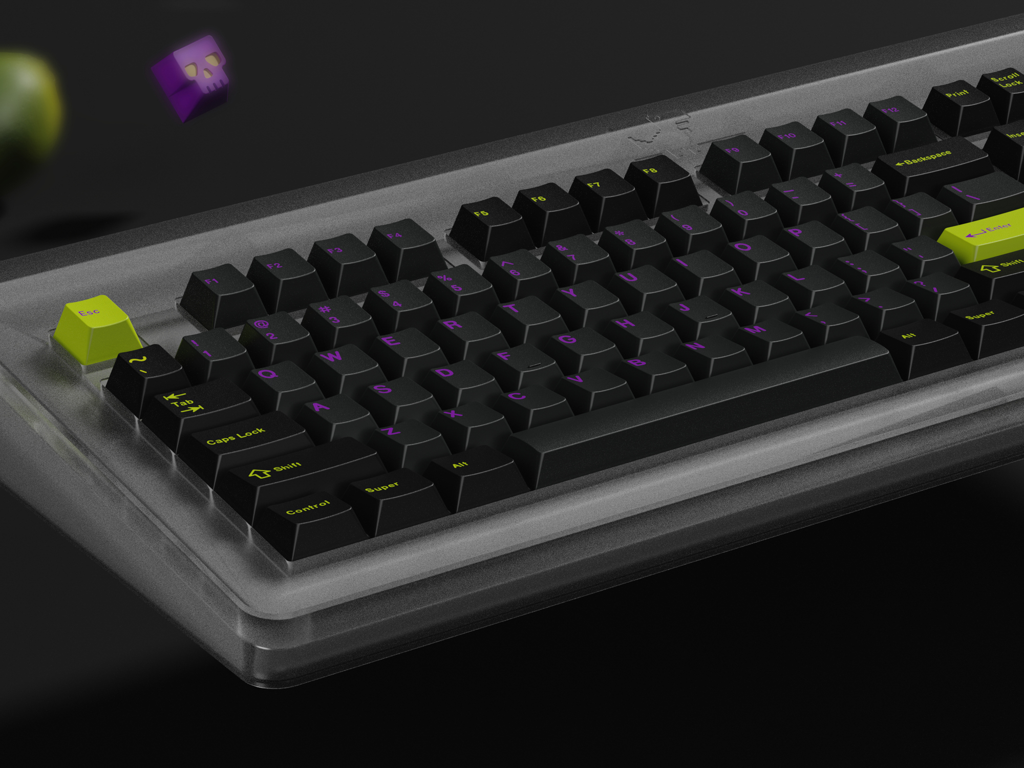 GMK CYL Evil Lime Keycaps