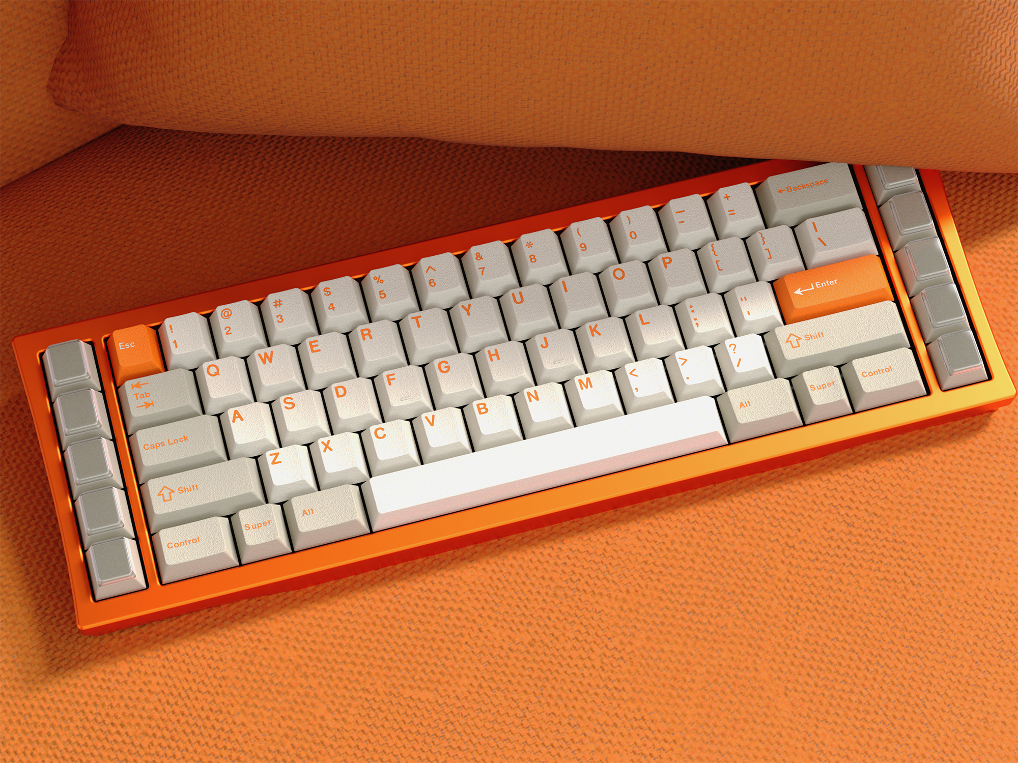 GMK CYL Orange Alert Keycaps