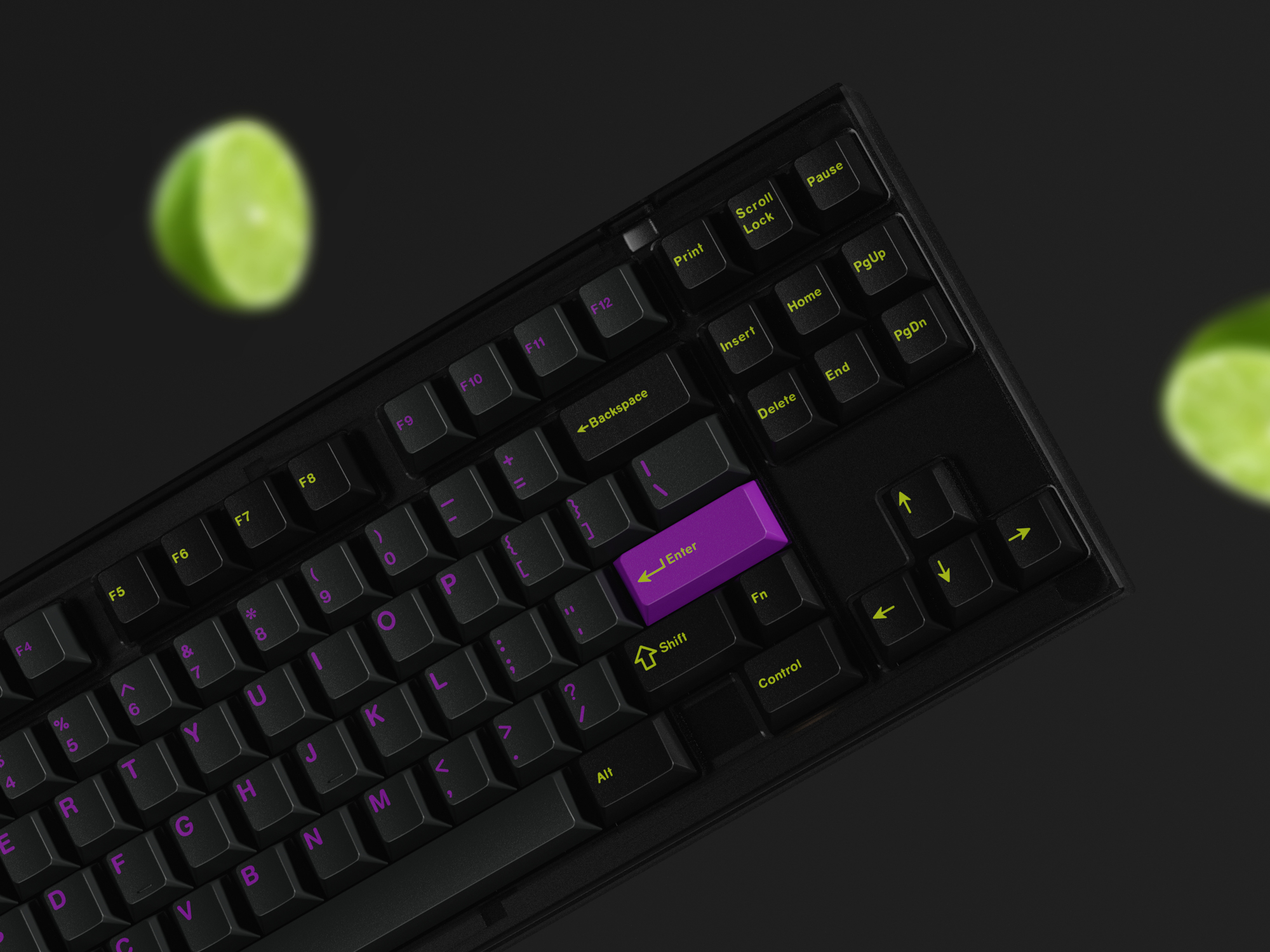 GMK CYL Evil Lime Keycaps