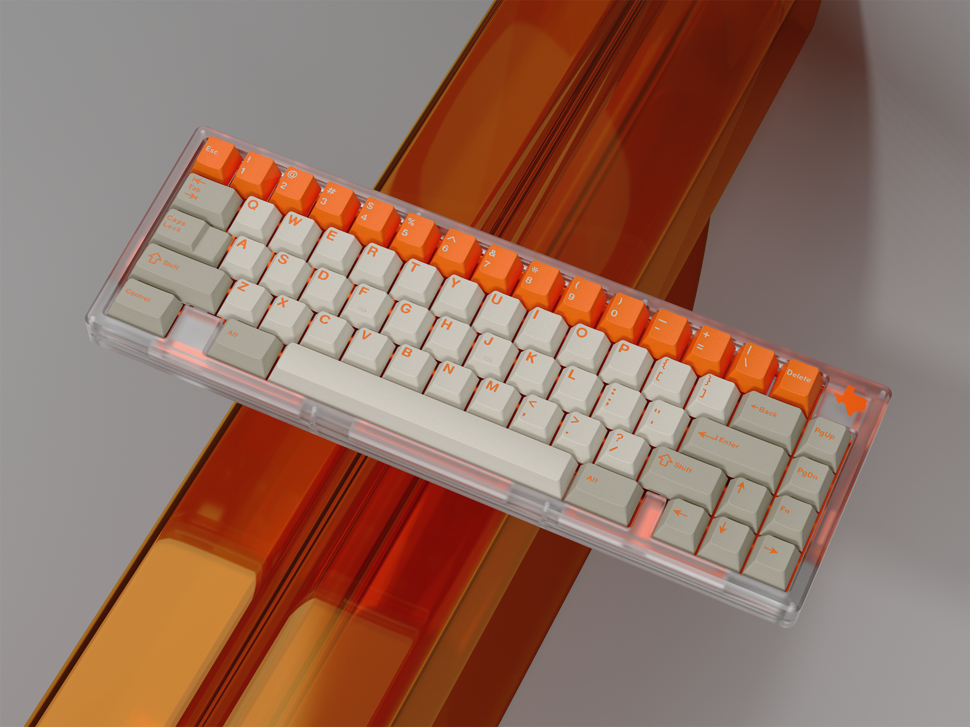 GMK CYL Orange Alert Keycaps