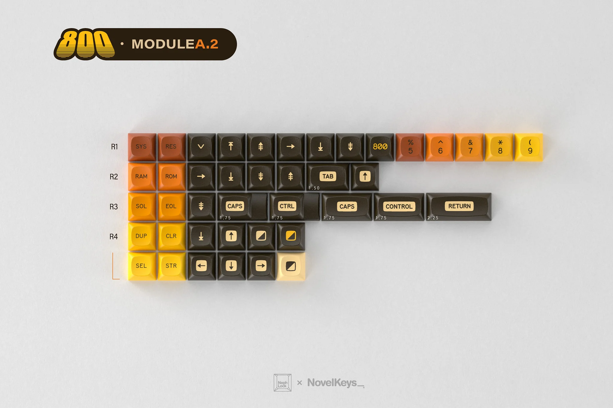 GMK MTNU 800 OS2.0 R2 Keycaps