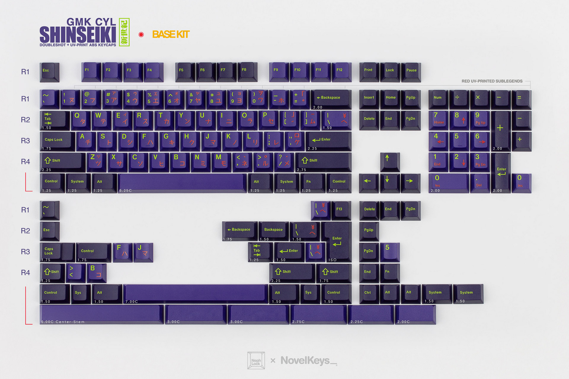 GMK CYL Shinseiki Keycaps GMK CYL Shinseiki Keycaps