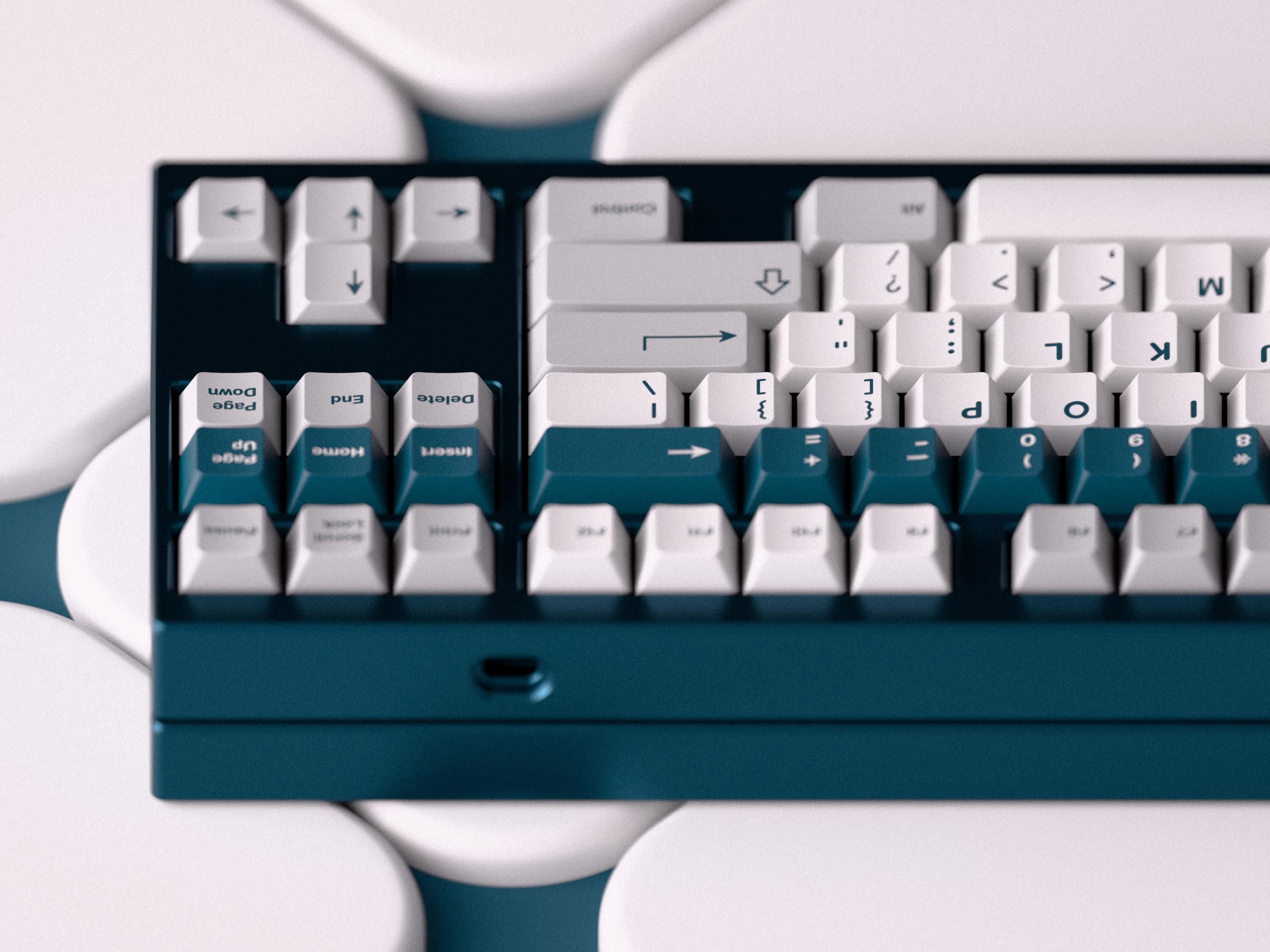 GMK CYL Prussian Alert Keycaps