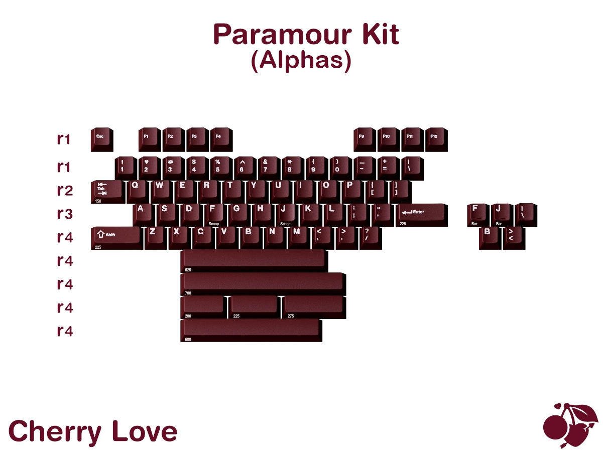 GMK CYL Cherry Love Keycaps