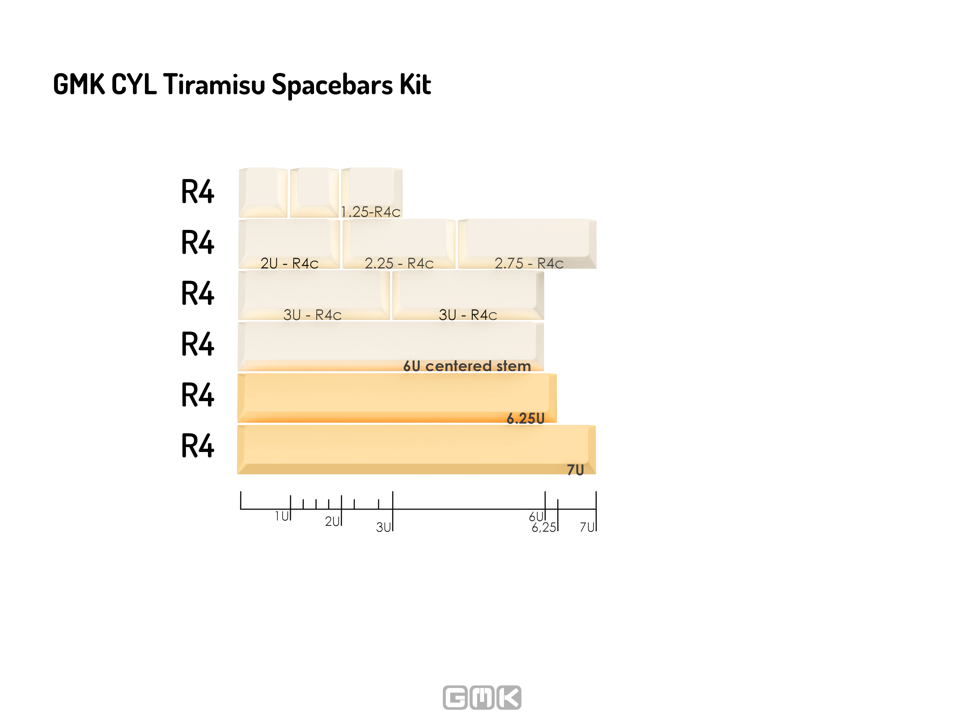 GMK CYL Tiramisu Keycaps GMK CYL Tiramisu Keycaps
